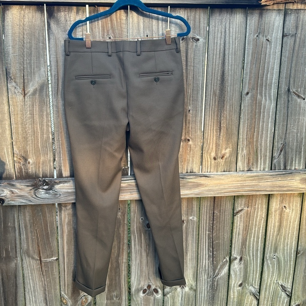 The Kooples olive green slacks, size 46 (US 10) - Picture 2 of 5